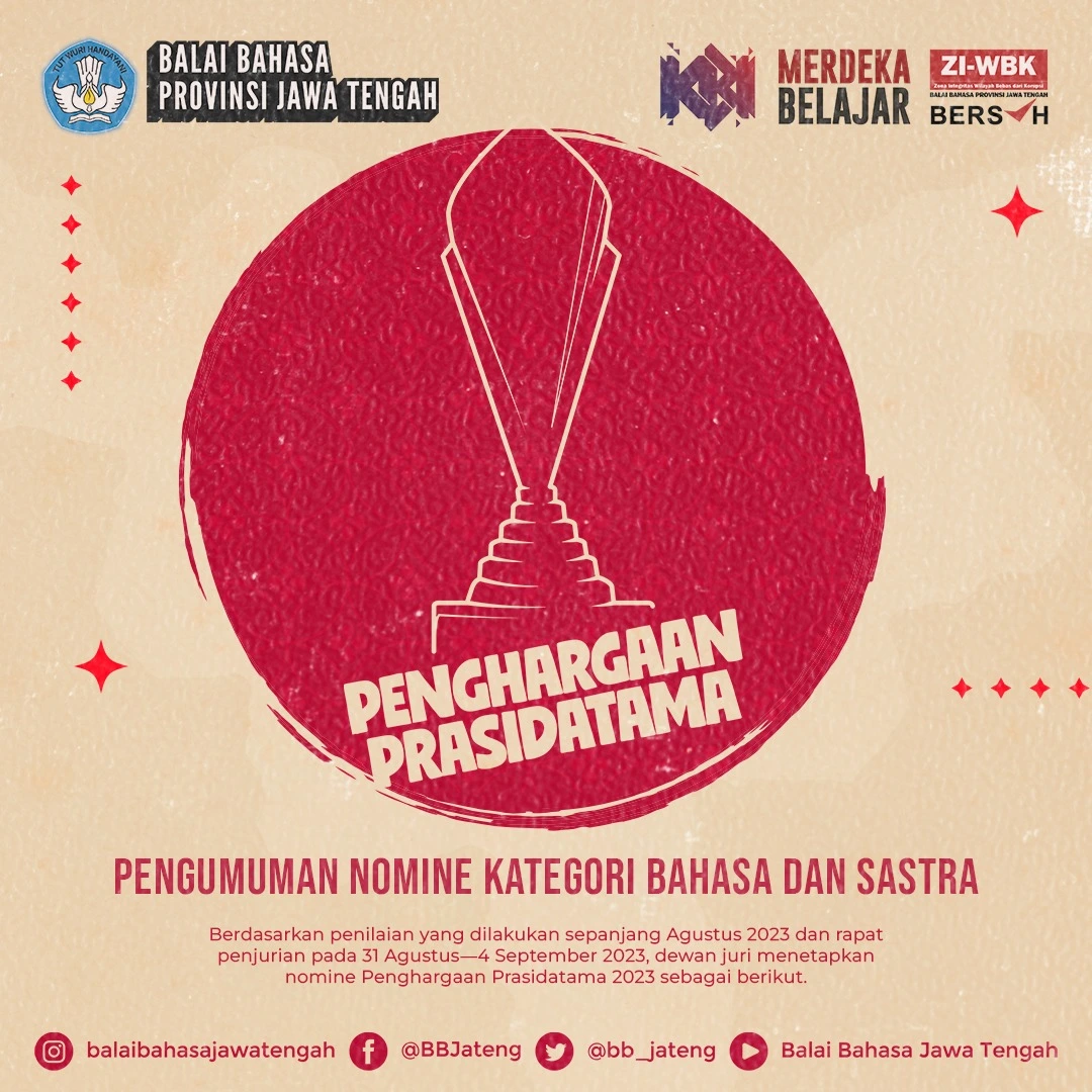 Pengumuman Prasidatama Kategori Bahasa dan Sastra 2023