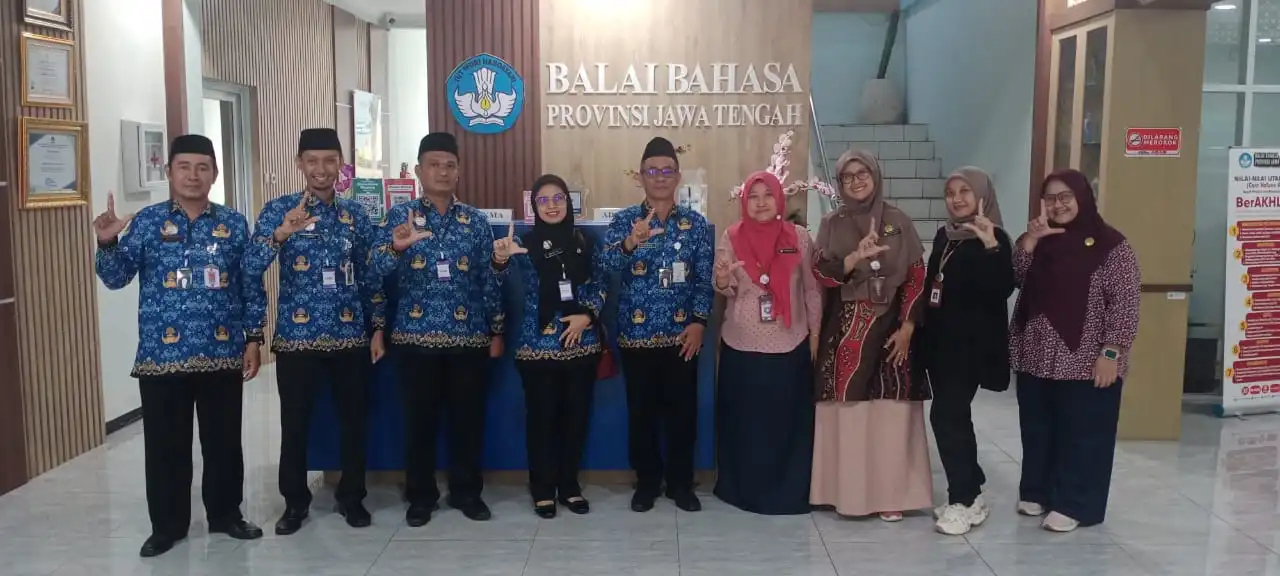 Balai Bahasa Provinsi Jawa Tengah Terima Kunjungan Dinas Pendidikan dan Kebudayaan Kabupaten Demak