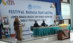 Gandeng Balai Bahasa Provinsi Jawa Tengah, MGMP Bahasa Indonesia dan Bahasa Inggris SMP Gelar Festival Bahasa dan Sastra Tingkat Provinsi Jawa Tengah